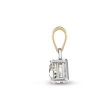 Load image into Gallery viewer, 18ct Yellow Gold 35pts Claw set Pendant