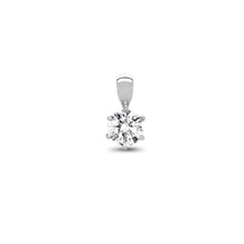 Load image into Gallery viewer, 18ct White Gold 1.00ct 6 Claw Natural Diamond Solitaire Pendant