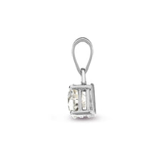 Load image into Gallery viewer, 18ct White Gold 35pts Claw set Pendant