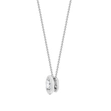 Load image into Gallery viewer, Lab 18ct White 0.70ct Threaded Rub over set Diamond Pendant - Chain is not included