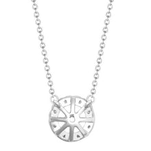 Load image into Gallery viewer, 18ct White Gold 0.20ct Natural Diamond Halo Pendant with 16"-18" Chain Extender set with a 1.00ct G SI1 Diamond
