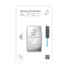 Load image into Gallery viewer, 999 Fine Silver 31.1g Stamped and Sealed Bar