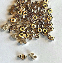 Load image into Gallery viewer, 9ct gold butterfly earring back scroll push fit earring 1 x pair standard fit