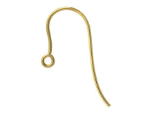 Load image into Gallery viewer, 9ct Yellow Gold Hook Earring Pair Jewellery Wires Earring Fasteners x Pair