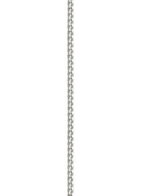 Load image into Gallery viewer, 9ct White Gold 0.5mm Diamond Cut Curb Chain 16"/40cm - 18"/45cm - 20"/50cm chain