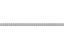 Load image into Gallery viewer, 18ct White Gold Chain Diamond Cut Curb Chain 16"/40cm or 18"/45cm 750 Carat