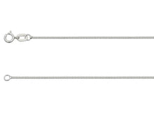 Load image into Gallery viewer, 18ct White Gold Chain Diamond Cut Curb Chain 16"/40cm or 18"/45cm 750 Carat