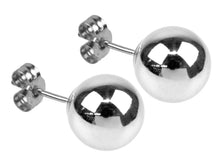Load image into Gallery viewer, Silver Stud Earrings Round Ball Stud Earrings 4mm, 5mm, 6mm Sterling Silver Stud