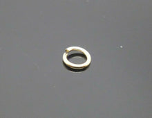 Load image into Gallery viewer, 6mm jump ring 9ct yellow gold open, o ring jewellery making ring repair x 1