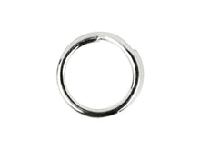 Load image into Gallery viewer, Sterling Silver 6mm Split Ring Solid 925 Silver Easy Fit Key Ring 6mm UK x 1
