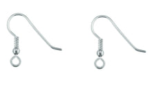 Load image into Gallery viewer, Silver Hook Wires Bead and Loop Drop Earrings Jewellery Sterling Silver x 1 Pair