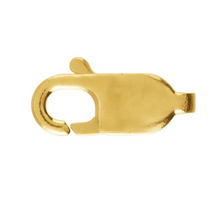 Load image into Gallery viewer, 9ct Gold Trigger Clasp 11mm Lobster Clasp Lobster Claw Gold Jewellery Fastener
