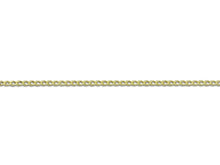 Load image into Gallery viewer, 9ct Yellow Gold 0.7mm Diamond Cut Curb Chain 16"/40cm, 18"/45cm, 20" 50cm Chain