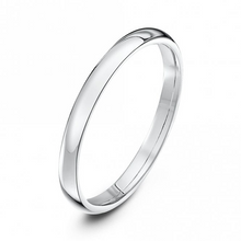 Load image into Gallery viewer, *NEW* 9ct White Gold Court Wedding Ring 2,3,4,5,6mm Comfort Fit Wedding Band