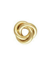 Load image into Gallery viewer, Knot Stud Earrings 4mm 14ct Gold Bonded Celtic Knot Stud Earrings x Pair - GOLD