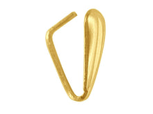 Load image into Gallery viewer, 9ct Gold Fluted Pendant Bale Yellow Gold Grooved Pendant Bail / Pendant Bale