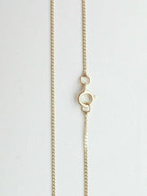 Load image into Gallery viewer, 22" Gold Curb Chain Diamond Cut Curb Gold Necklace 9ct Yellow Gold Necklace