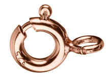 Load image into Gallery viewer, Rose Gold 5mm Bolt Ring 9ct Red Gold Bolt Ring Jewellery Fastener Rose Gold

