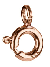 Load image into Gallery viewer, Rose Gold 5mm Bolt Ring 9ct Red Gold Bolt Ring Jewellery Fastener Rose Gold