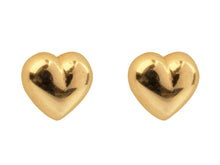 Load image into Gallery viewer, Valentines Day Gift Heart Earrings 9ct Gold Heart Earrings Gold Love Heart