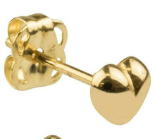 Load image into Gallery viewer, Valentines Day Gift Heart Earrings 9ct Gold Heart Earrings Gold Love Heart