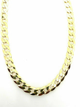 Load image into Gallery viewer, Gold Curb Chain 9ct Yellow Gold Heavy Long Chain 24 Inch 8mm Wide Men’s Curb