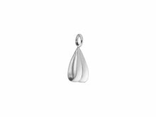 Load image into Gallery viewer, Silver Grooved Pendant Bale Easy Use Pendant Bail Open Loop Sterling Silver 925