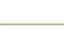 Load image into Gallery viewer, 9ct Gold Diamond Cut Curb Chain 18&quot;/45cm Gold Necklace 9ct Yellow Gold Necklace

