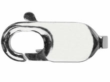 Load image into Gallery viewer, Sterling Silver 15mm trigger clasp lobster clasp silver jewellery fastener 925