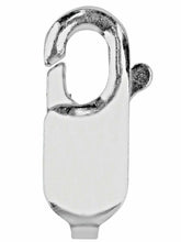 Load image into Gallery viewer, Sterling Silver 15mm trigger clasp lobster clasp silver jewellery fastener 925