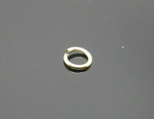 Load image into Gallery viewer, 9ct yellow gold open jump rings 5mm, o ring jewellery making ring repair x 1