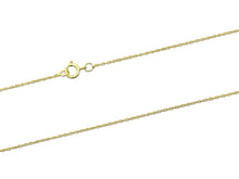 Load image into Gallery viewer, Gold Prince of Wales Link Rope Chain 16"/40cm - 18"/45cm 9ct Yellow Gold