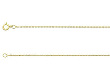 Load image into Gallery viewer, Gold Prince of Wales Link Rope Chain 16"/40cm - 18"/45cm 9ct Yellow Gold