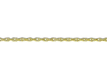 Load image into Gallery viewer, Gold Prince of Wales Link Rope Chain 16"/40cm - 18"/45cm 9ct Yellow Gold