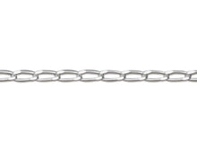 Load image into Gallery viewer, Sterling Silver Chain Diamond Cut Curb Link Necklace 16" 18" 20" 22" 24" 26" 28"