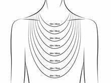 Load image into Gallery viewer, Sterling Silver Chain Diamond Cut Curb Link Necklace 16" 18" 20" 22" 24" 26" 28"