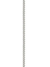 Load image into Gallery viewer, 9ct White Gold 0.5mm Diamond Cut Curb Chain 16"/40cm - 18"/45cm - 20"/50cm chain