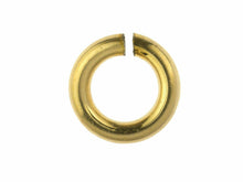 Load image into Gallery viewer, 3mm Jump Ring 9ct Yellow Gold Open O Ring Jewellery Making Ring Repair x 1