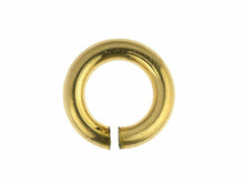 Load image into Gallery viewer, 3mm Jump Ring 9ct Yellow Gold Open O Ring Jewellery Making Ring Repair x 1