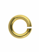 Load image into Gallery viewer, 3mm Jump Ring 9ct Yellow Gold Open O Ring Jewellery Making Ring Repair x 1