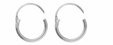 Load image into Gallery viewer, silver-huggie-sterling-sleeper-creole-silver-15mm-earrings-pair-925-15mm-hoop-1