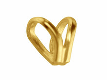 Load image into Gallery viewer, 9ct Gold V-Loop Pendant Bail / Bale 9ct Yellow Gold V Pendant Fastener 4.5mm