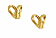 Load image into Gallery viewer, 9ct Gold V-Loop Pendant Bail / Bale 9ct Yellow Gold V Pendant Fastener 4.5mm