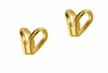 Load image into Gallery viewer, 9ct Gold V-Loop Pendant Bail / Bale 9ct Yellow Gold V Pendant Fastener 4.5mm