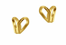 Load image into Gallery viewer, 9ct Gold V-Loop Pendant Bail / Bale 9ct Yellow Gold V Pendant Fastener 4.5mm