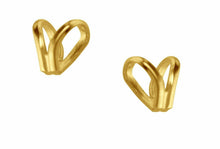 Load image into Gallery viewer, 9ct Gold V-Loop Pendant Bail / Bale 9ct Yellow Gold V Pendant Fastener 4.5mm