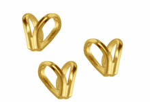 Load image into Gallery viewer, 9ct Gold V-Loop Pendant Bail / Bale 9ct Yellow Gold V Pendant Fastener 4.5mm