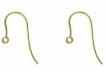 Load image into Gallery viewer, 14ct Yellow Gold Filled Hook Earring Pair Jewellery Wires Earring Fasteners