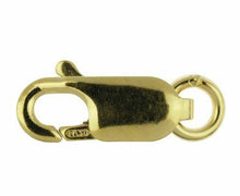 Load image into Gallery viewer, 14ct Gold Bonded 12mm Trigger Clasp Gold Lobster Claw Gold Jewellery Fastener