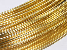 Load image into Gallery viewer, 9ct Gold 1mm Wire DF Round Fully Annealed Round Wire Yellow Gold in 10cm lengths